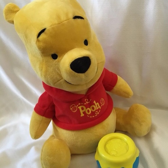 Fisher Price Rumbly Tummy Pooh w/ Honey Toy Plush - Picture 1 of 5